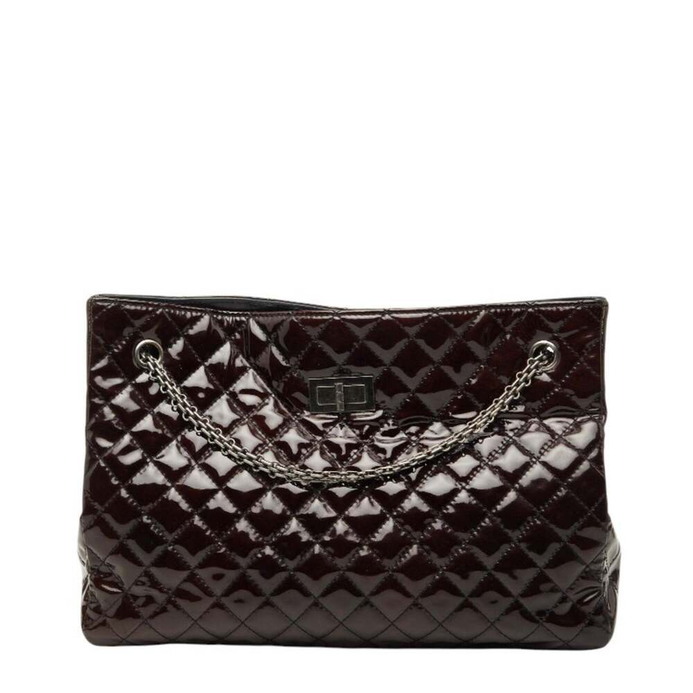 CHANEL Brown Leather Shoulder Bag